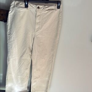 Old Navy Cream Wide Leg Pants